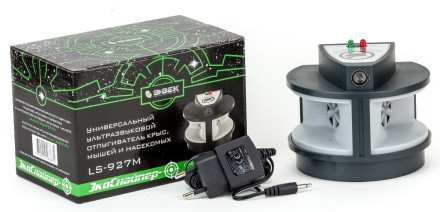 Отпугиватель грызунов и насекомых «Экоснайпер LS-927M» Отпугиватель грызунов и насекомых «Экоснайпер LS-927M»